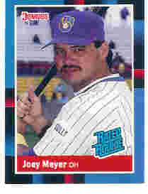 1988 Donruss Baseball Cards    036      Joey Meyer RR